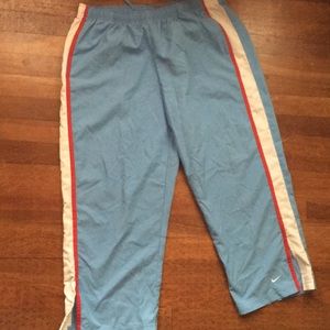 New Blue Red and White Nike Capri.